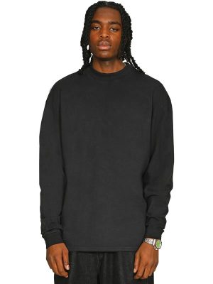 Casual Classics Core Combed 180 Acid Oversize Fit Extended Neck LS Tee Adult - Image 3