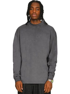 Casual Classics Core Combed 180 Acid Oversize Fit Extended Neck LS Tee Adult - Image 9