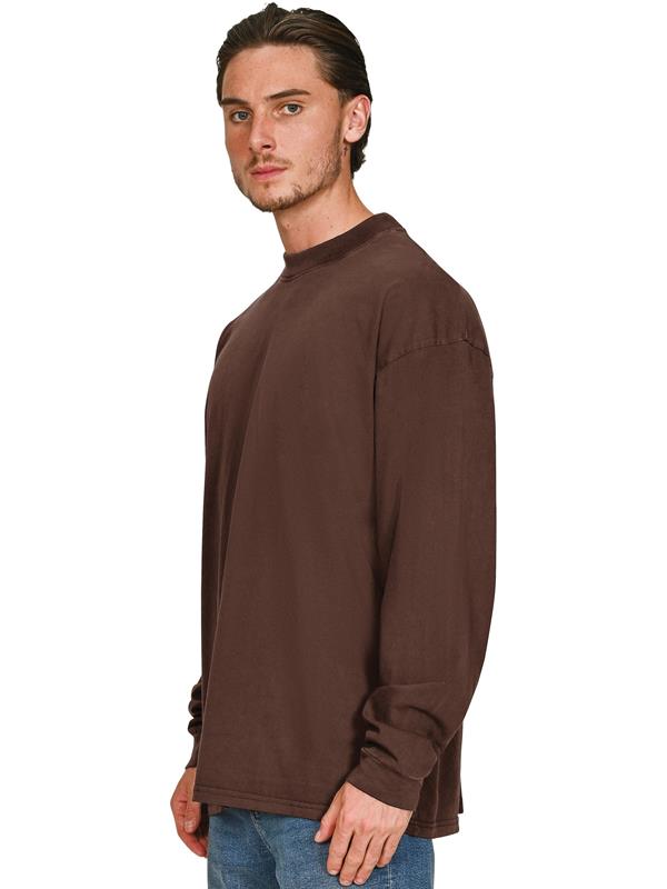 Casual Classics Core Combed 180 Acid Oversize Fit Extended Neck LS Tee Tall Adult