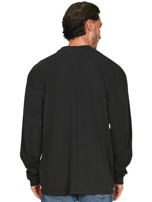 Casual Classics Core Combed 180 Acid Oversize Fit Extended Neck LS Tee Tall Adult - Image 4