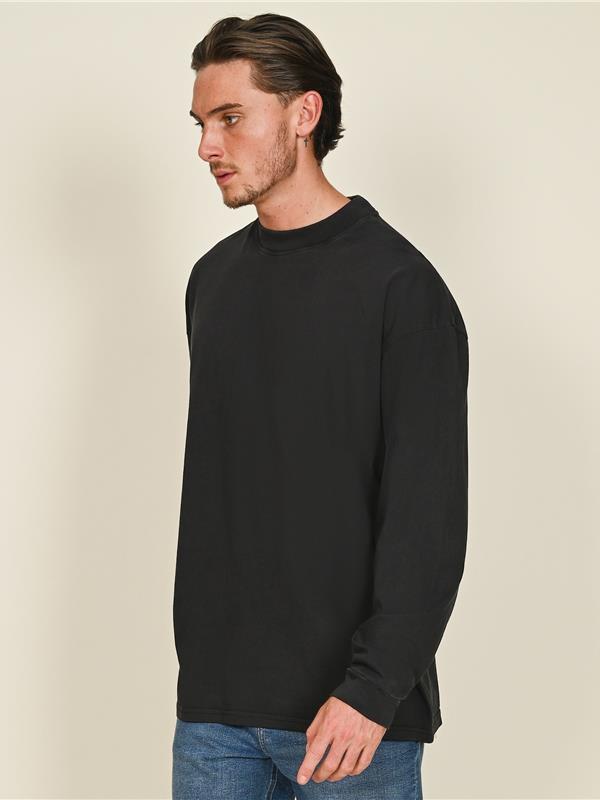 Casual Classics Core Combed 180 Acid Oversize Fit Extended Neck LS Tee Tall Adult