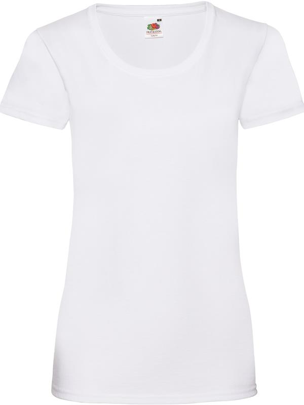 Fruit Of The Loom Valueweight Open End 165 Regular Fit Tee Ladies