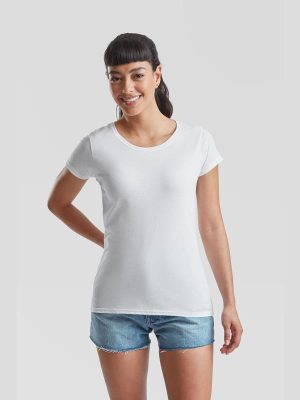 Fruit Of The Loom Valueweight Open End 165 Regular Fit Tee Ladies - Image 155