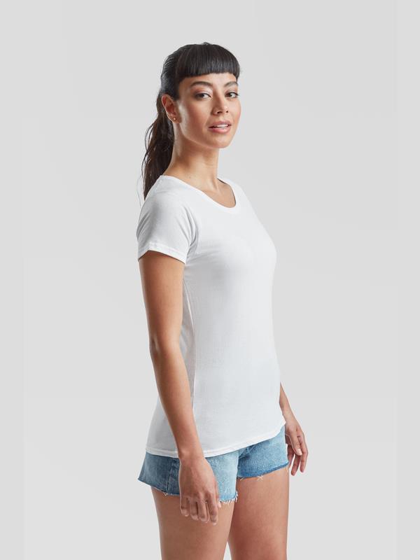 Fruit Of The Loom Valueweight Open End 165 Regular Fit Tee Ladies
