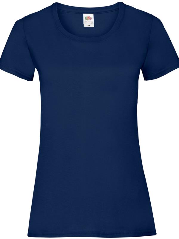 Fruit Of The Loom Valueweight Open End 165 Regular Fit Tee Ladies