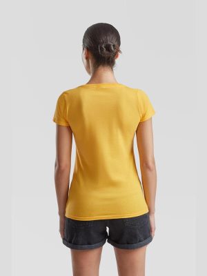 Fruit Of The Loom Valueweight Open End 165 Regular Fit Tee Ladies - Image 150