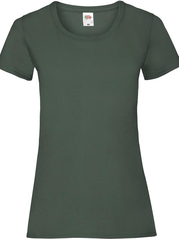 Fruit Of The Loom Valueweight Open End 165 Regular Fit Tee Ladies