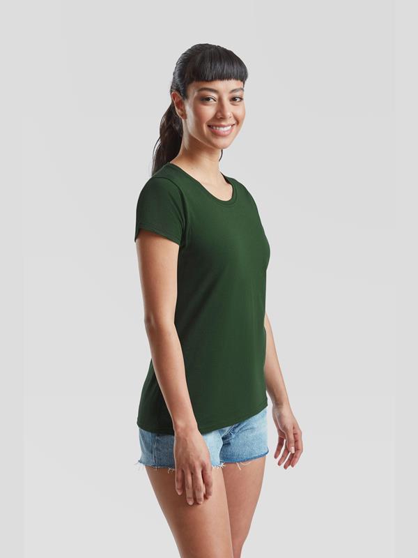 Fruit Of The Loom Valueweight Open End 165 Regular Fit Tee Ladies