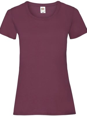 Fruit Of The Loom Valueweight Open End 165 Regular Fit Tee Ladies - Image 20