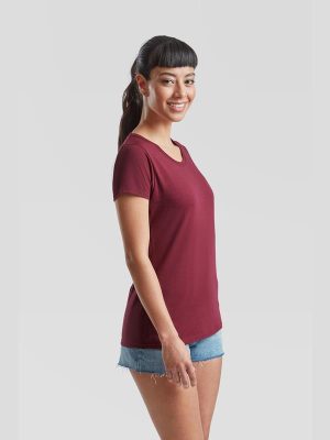 Fruit Of The Loom Valueweight Open End 165 Regular Fit Tee Ladies - Image 25