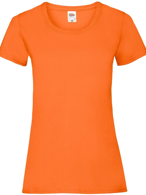 Fruit Of The Loom Valueweight Open End 165 Regular Fit Tee Ladies