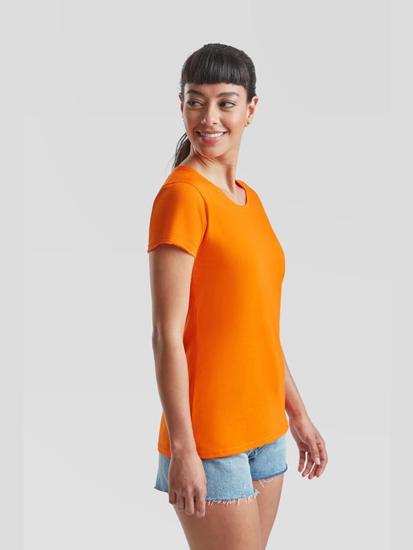 Fruit Of The Loom Valueweight Open End 165 Regular Fit Tee Ladies