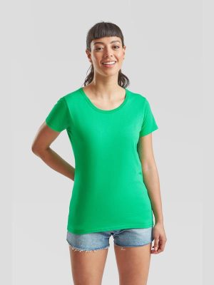 Fruit Of The Loom Valueweight Open End 165 Regular Fit Tee Ladies - Image 89