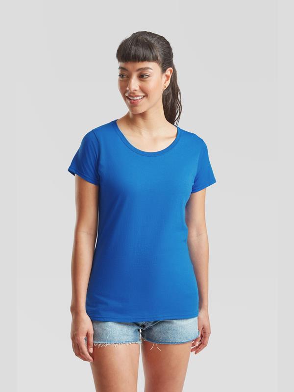 Fruit Of The Loom Valueweight Open End 165 Regular Fit Tee Ladies
