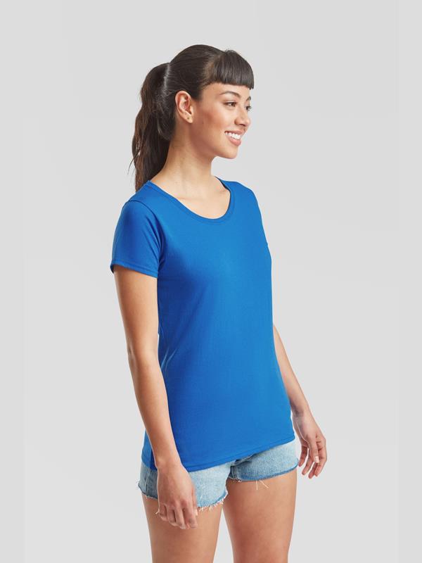 Fruit Of The Loom Valueweight Open End 165 Regular Fit Tee Ladies