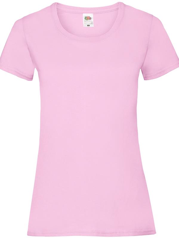 Fruit Of The Loom Valueweight Open End 165 Regular Fit Tee Ladies