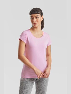 Fruit Of The Loom Valueweight Open End 165 Regular Fit Tee Ladies - Image 101