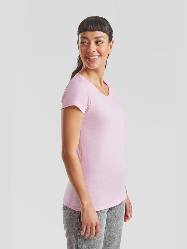 Fruit Of The Loom Valueweight Open End 165 Regular Fit Tee Ladies