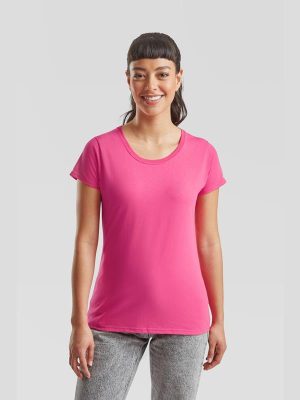 Fruit Of The Loom Valueweight Open End 165 Regular Fit Tee Ladies - Image 41