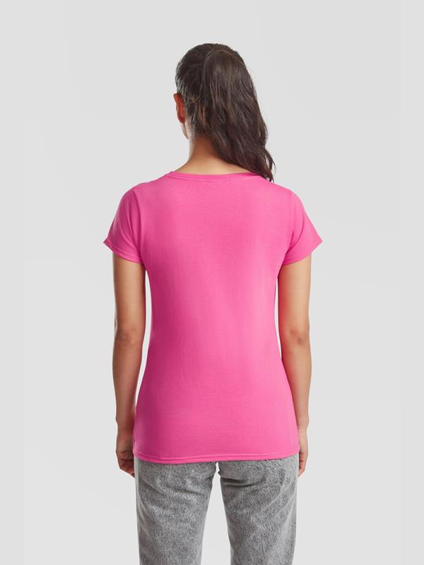 Fruit Of The Loom Valueweight Open End 165 Regular Fit Tee Ladies