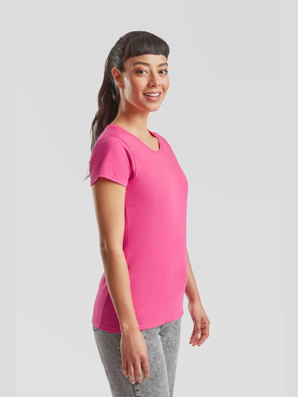 Fruit Of The Loom Valueweight Open End 165 Regular Fit Tee Ladies