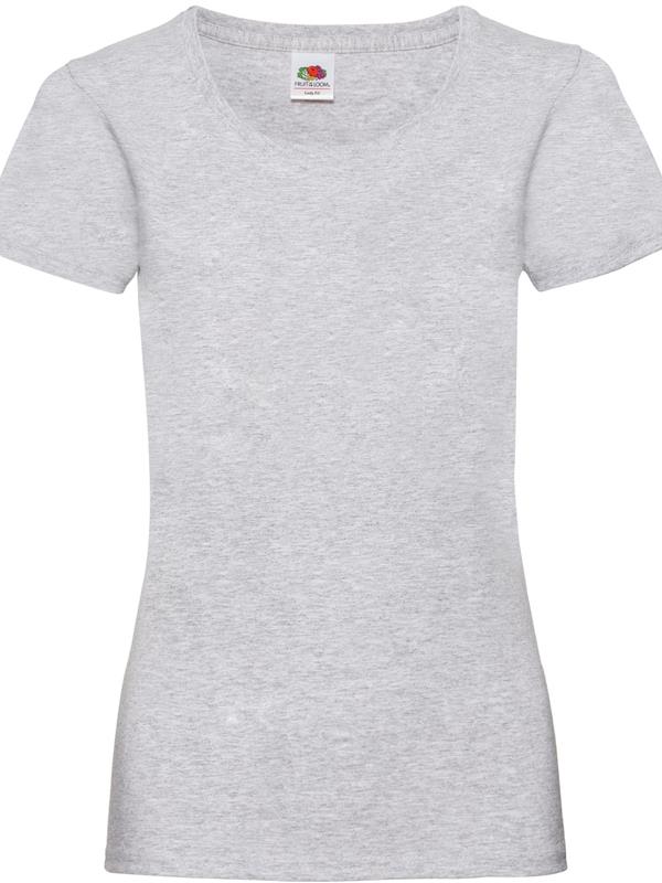 Fruit Of The Loom Valueweight Open End 165 Regular Fit Tee Ladies