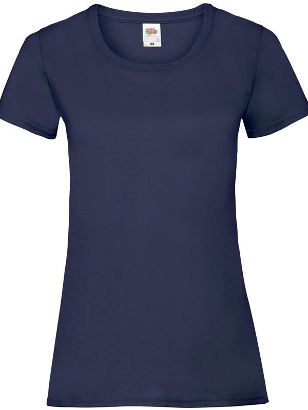 Fruit Of The Loom Valueweight Open End 165 Regular Fit Tee Ladies