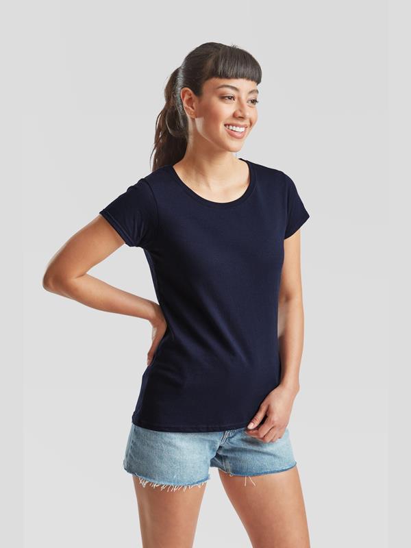 Fruit Of The Loom Valueweight Open End 165 Regular Fit Tee Ladies
