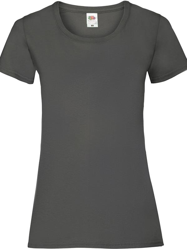 Fruit Of The Loom Valueweight Open End 165 Regular Fit Tee Ladies