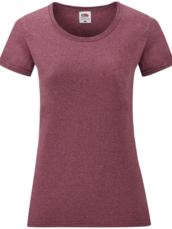 Fruit Of The Loom Valueweight Open End 165 Regular Fit Tee Ladies