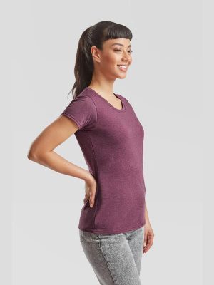 Fruit Of The Loom Valueweight Open End 165 Regular Fit Tee Ladies - Image 49