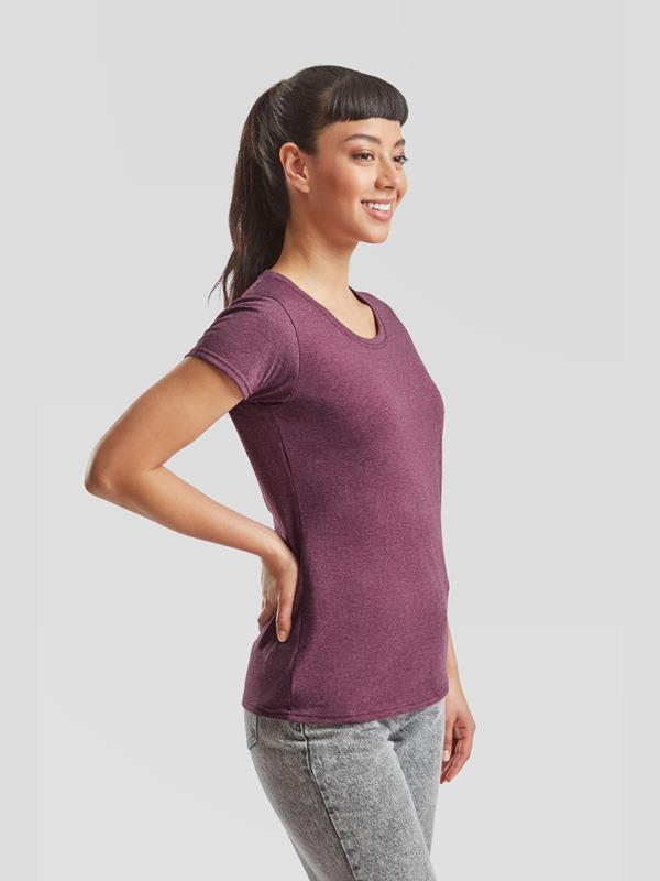 Fruit Of The Loom Valueweight Open End 165 Regular Fit Tee Ladies