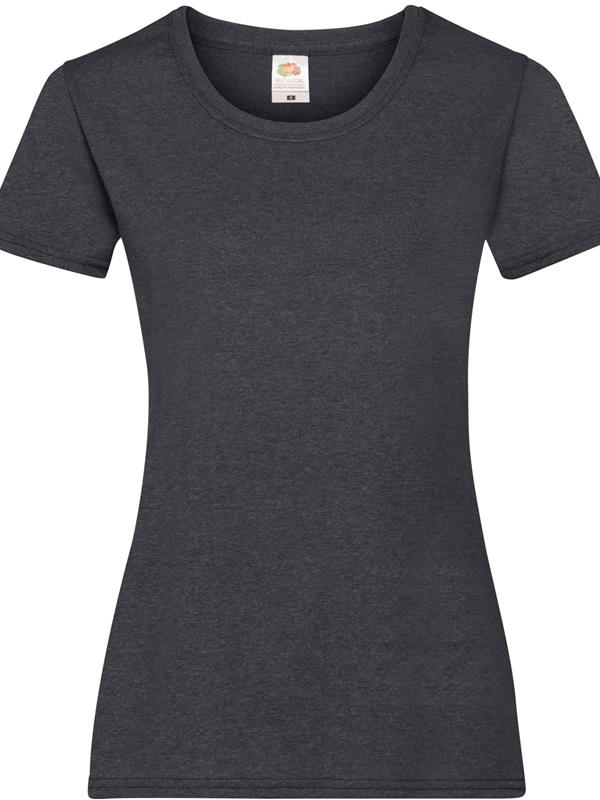 Fruit Of The Loom Valueweight Open End 165 Regular Fit Tee Ladies