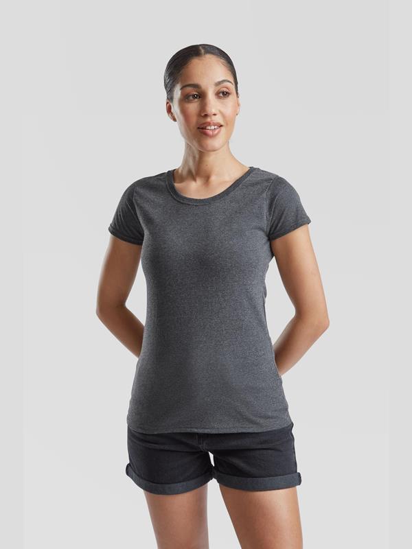 Fruit Of The Loom Valueweight Open End 165 Regular Fit Tee Ladies