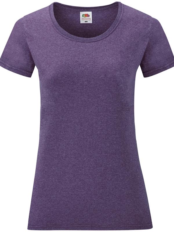 Fruit Of The Loom Valueweight Open End 165 Regular Fit Tee Ladies