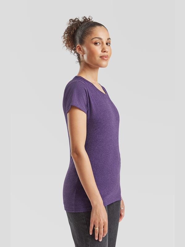Fruit Of The Loom Valueweight Open End 165 Regular Fit Tee Ladies