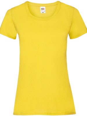 Fruit Of The Loom Valueweight Open End 165 Regular Fit Tee Ladies - Image 158