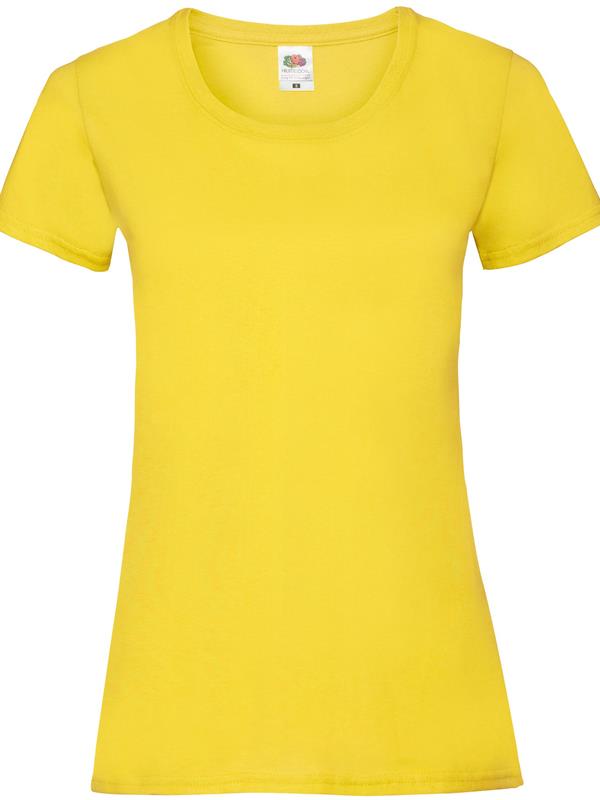 Fruit Of The Loom Valueweight Open End 165 Regular Fit Tee Ladies