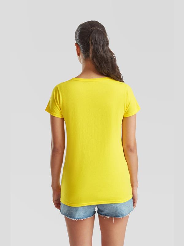 Fruit Of The Loom Valueweight Open End 165 Regular Fit Tee Ladies
