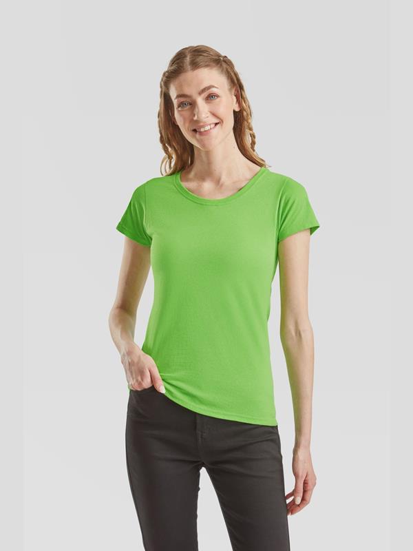 Fruit Of The Loom Valueweight Open End 165 Regular Fit Tee Ladies