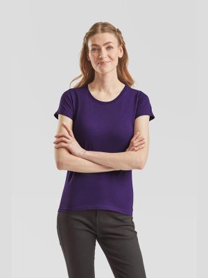 Fruit Of The Loom Valueweight Open End 165 Regular Fit Tee Ladies - Image 125