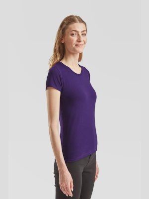 Fruit Of The Loom Valueweight Open End 165 Regular Fit Tee Ladies - Image 127