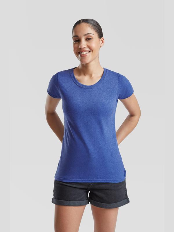 Fruit Of The Loom Valueweight Open End 165 Regular Fit Tee Ladies