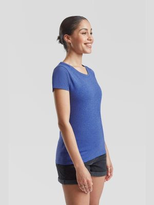 Fruit Of The Loom Valueweight Open End 165 Regular Fit Tee Ladies - Image 85