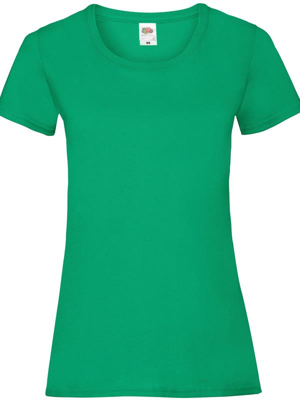 Fruit Of The Loom Valueweight Open End 165 Regular Fit Tee Ladies