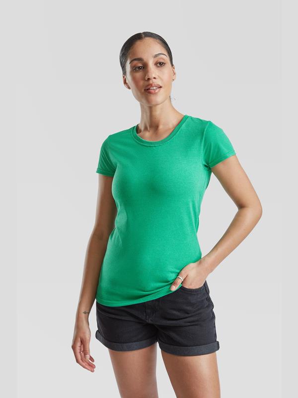 Fruit Of The Loom Valueweight Open End 165 Regular Fit Tee Ladies