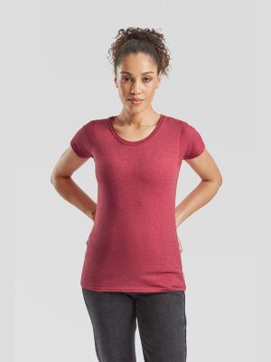 Fruit Of The Loom Valueweight Open End 165 Regular Fit Tee Ladies - Image 77