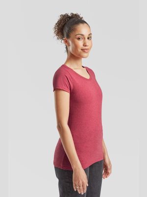 Fruit Of The Loom Valueweight Open End 165 Regular Fit Tee Ladies - Image 79