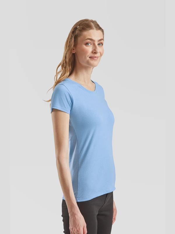 Fruit Of The Loom Valueweight Open End 165 Regular Fit Tee Ladies