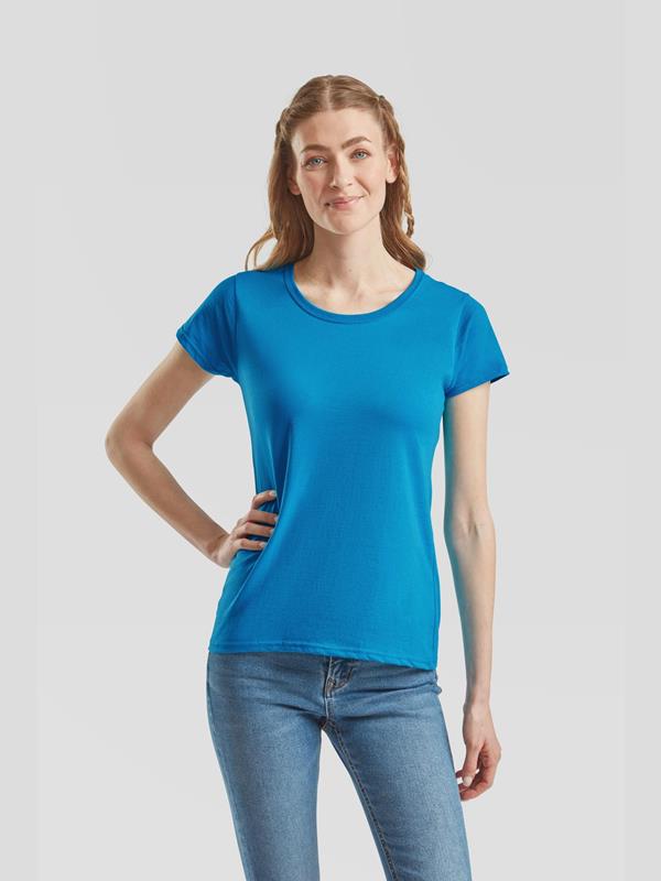 Fruit Of The Loom Valueweight Open End 165 Regular Fit Tee Ladies